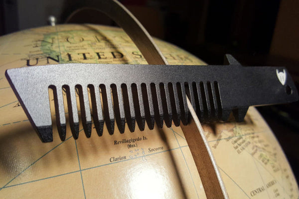 HandleBeard Tanto Knife Comb