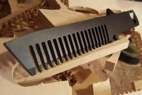 HandleBeard Tanto Knife Comb